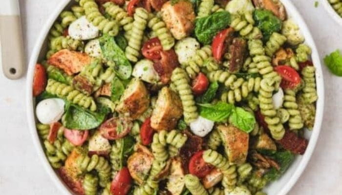 Chicken Pesto Pasta Salad