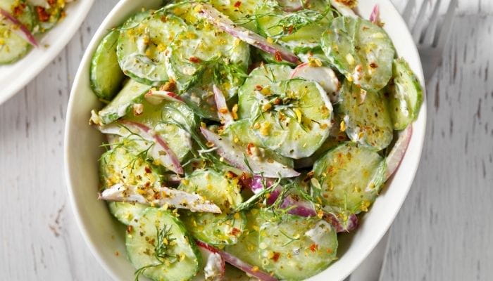Creamy Cucumber Salad