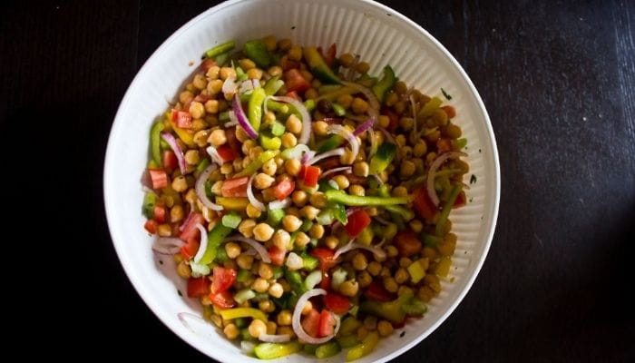Crunchy Garbanzo Summer Salad