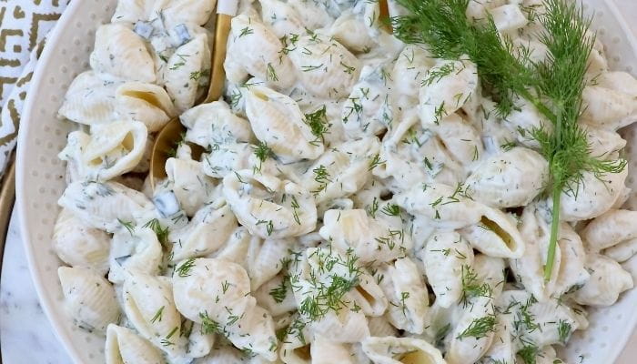 Dill Pickle Pasta Salad