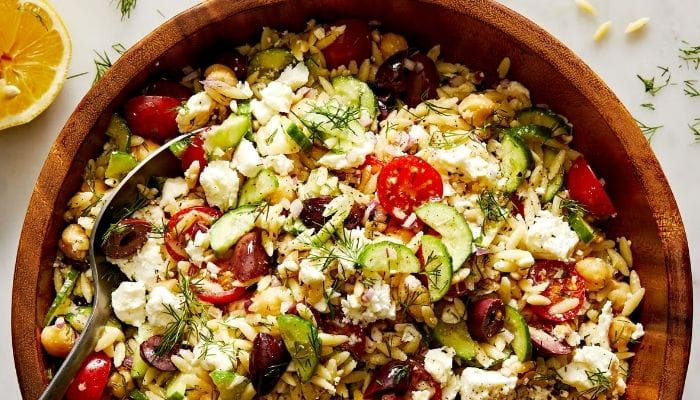 Greek Orzo Pasta Salad