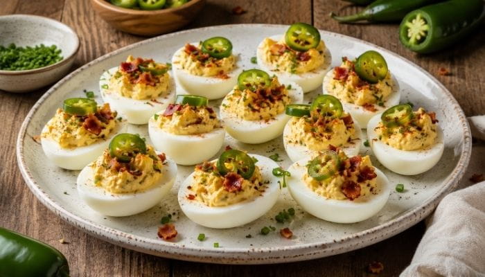 Jalapeno Popper Deviled Eggs