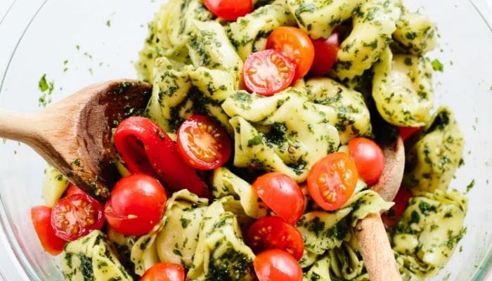 Pesto Tortellini Pasta Salad