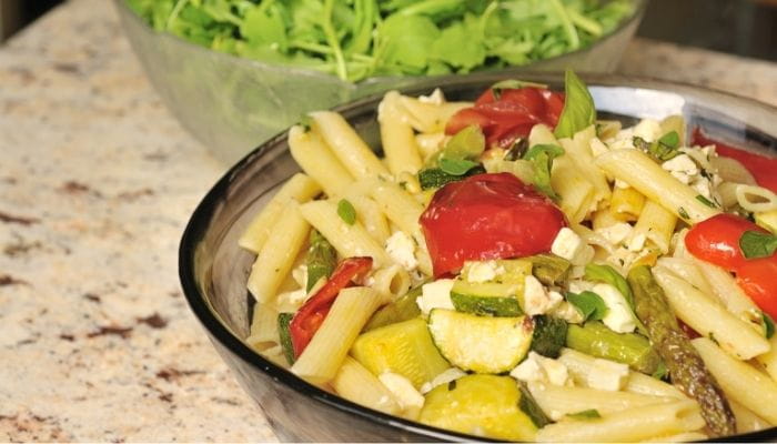 Roasted Asparagus Pasta Salad