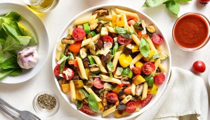 Roasted Veggie Pasta Salad