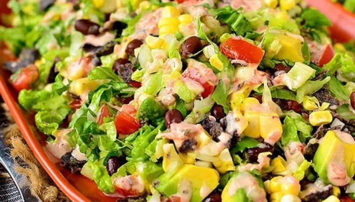 Southwest Chopped Lettuce Salad