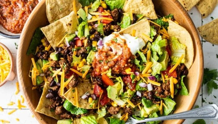 Taco-Inspired Lettuce Salad