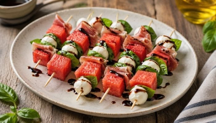 Watermelon Skewers with Prosciutto