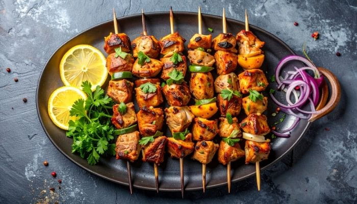 BBQ Chicken Skewers