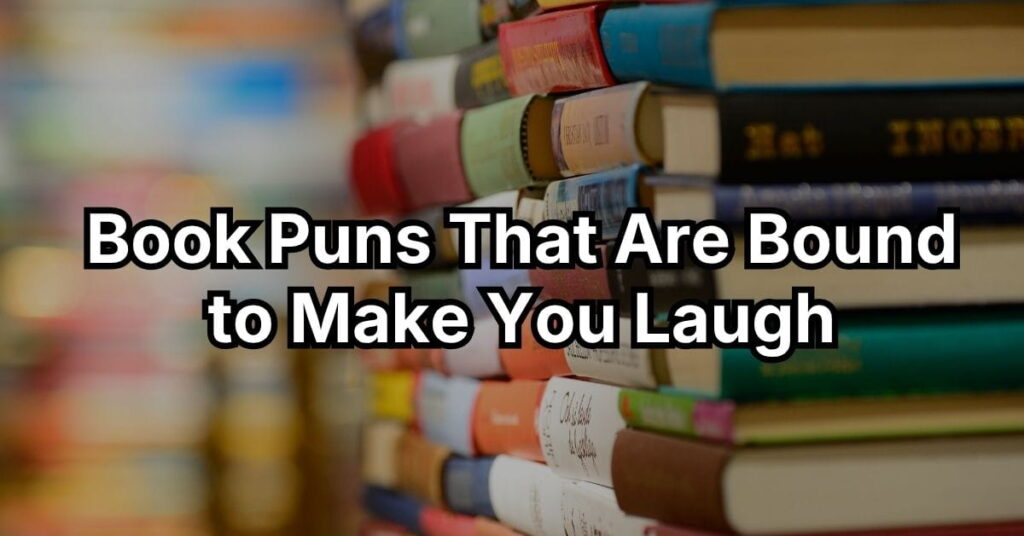 Book Puns That Are Bound to Make You Laugh