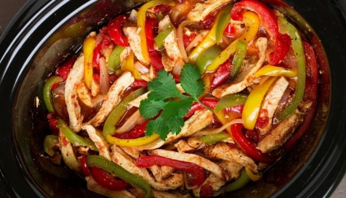 Crockpot Chicken Fajitas