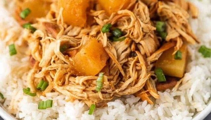 Crockpot Hawaiian Chicken BBQ