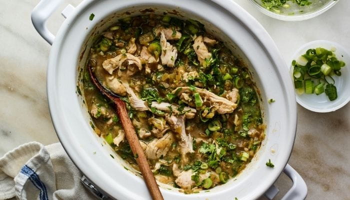 Crockpot Salsa Verde Chicken
