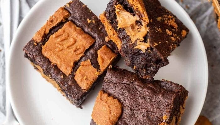 Decadent Biscoff Brownies