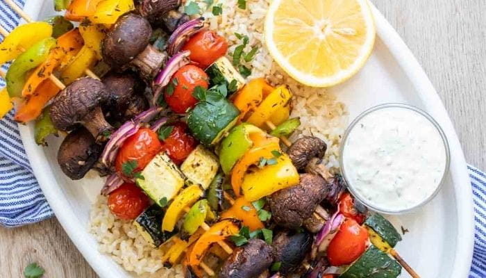 Grilled Veggie Kebobs