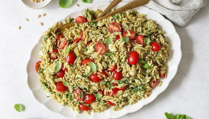 Orzo Pesto Pasta Salad