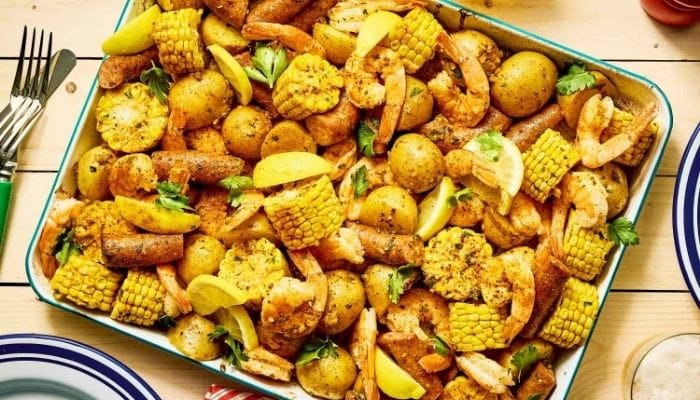 Sheet Pan Shrimp Boil