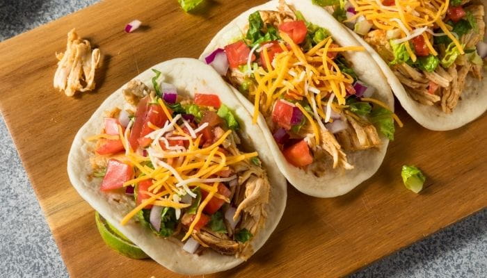 Shredded Chicken Tacos