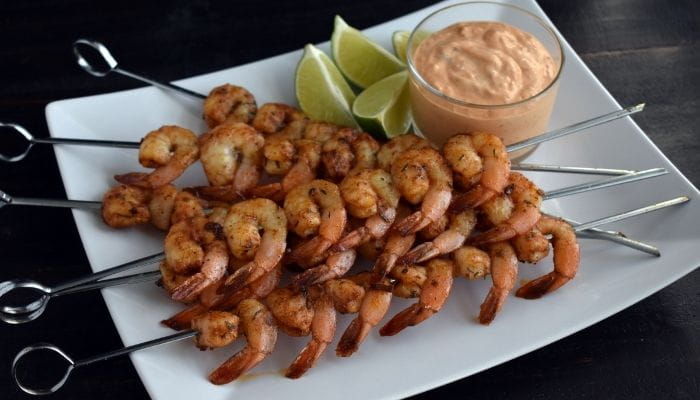 Spicy Cajun Shrimp Skewers