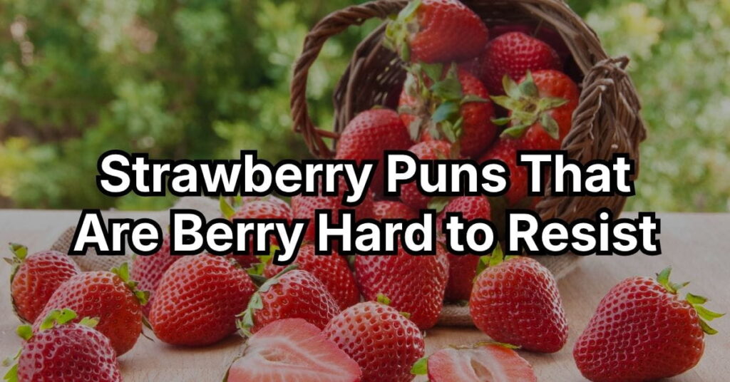 Strawberry Puns That Are Berry Hard to Resist