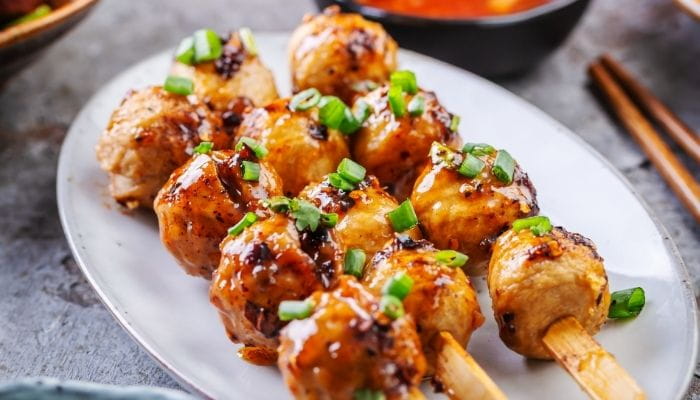 Sweet Chili Chicken Skewers