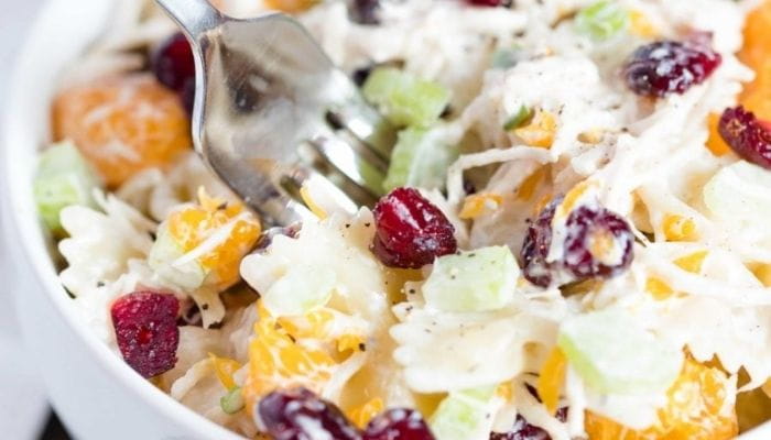 Turkey Salad with Cranberries & Walnuts