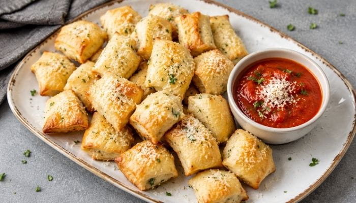 Garlic Parmesan Bread Bites