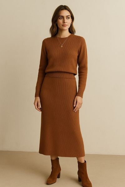 Monochrome Knit Set