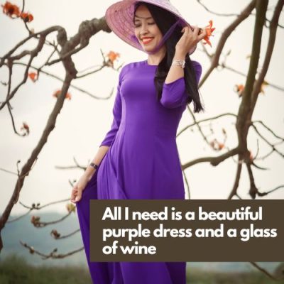 Purple Dress Quotes
