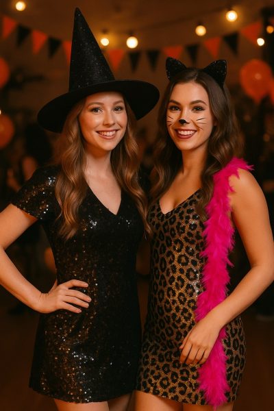 Witch & Whimsical Cat Duo