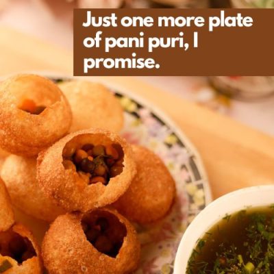 pani puri captions